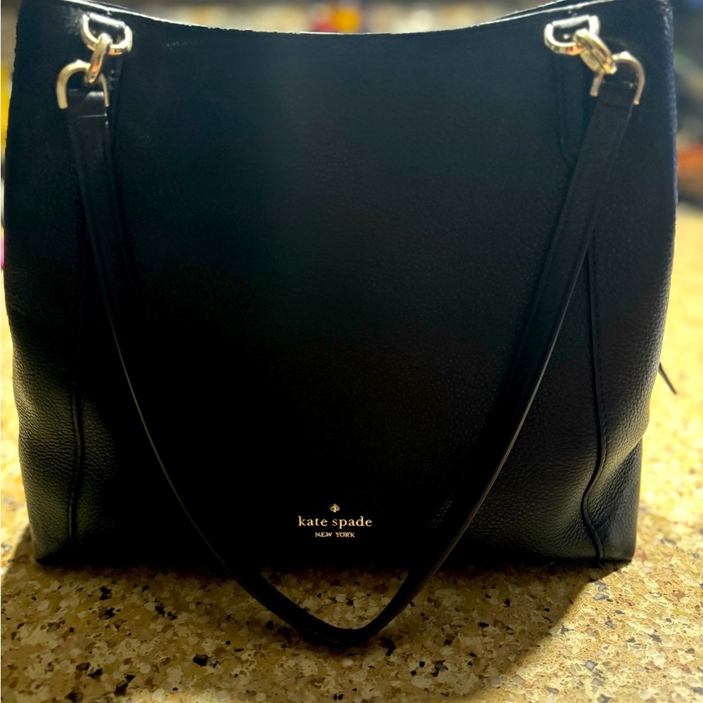 Kate Spade Lena medium triple compartment zippered shoulder bag
